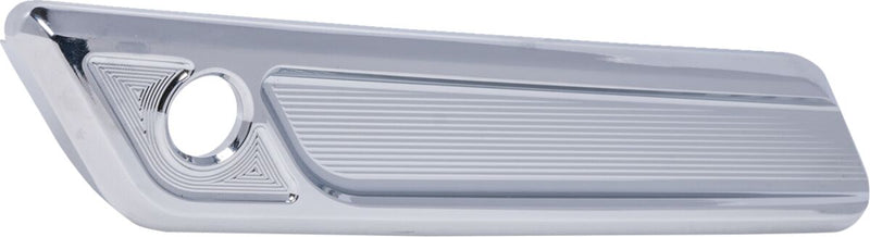 Kodlin USA Saddlebag Latch Covers - Chrome, Slant