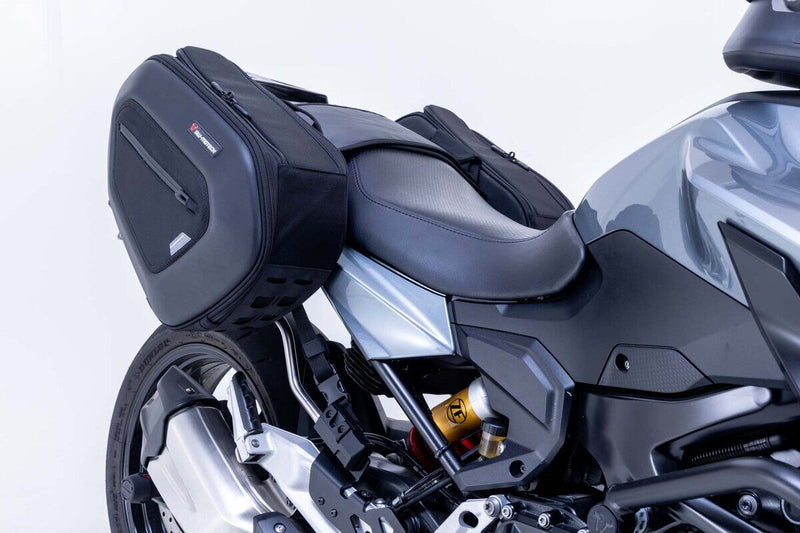 SW-Motech PRO BLAZE H Saddlebag Set with EDGE protection - Left, Right, Black - BC.HTA.07.740.36100