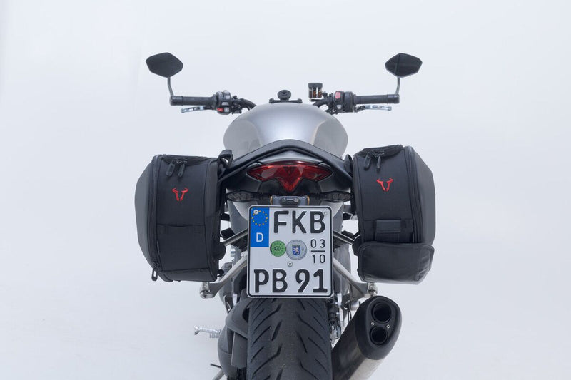 SW-Motech PRO BLAZE H Saddlebag Set with EDGE Protection & Heat Guard - Left, Right, Black - BC.HTA.11.740.36200