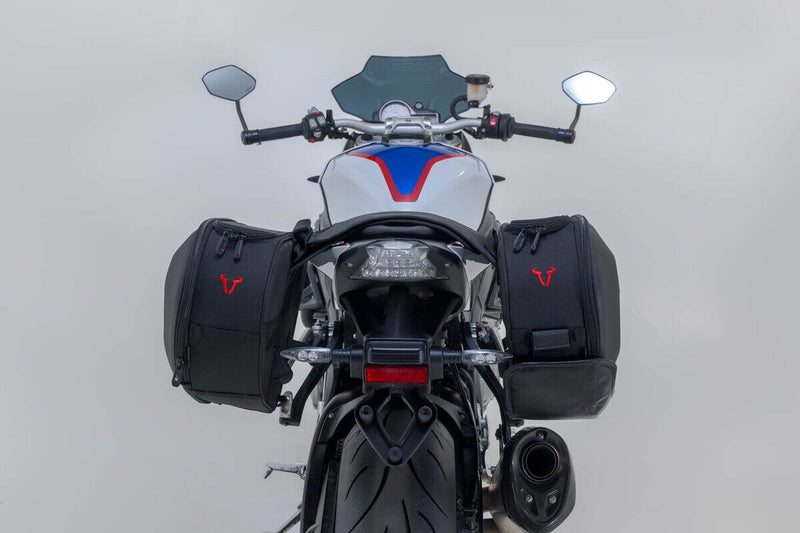 SW-Motech PRO BLAZE H Saddlebag Set with EDGE Protection & Heat Guard - Left, Right, Black - BC.HTA.07.740.35300