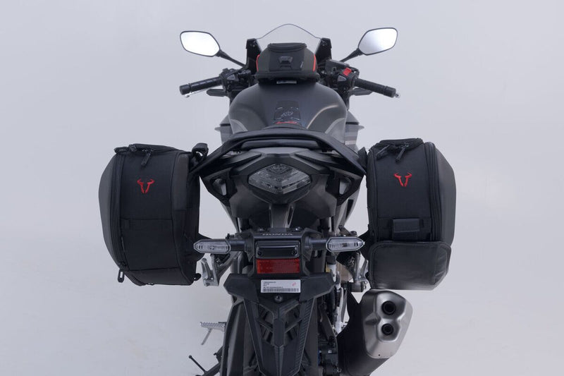 SW-Motech PRO BLAZE H Saddlebag Set with EDGE Protection & Heat Guard - Left, Right, Black - BC.HTA.01.740.36800
