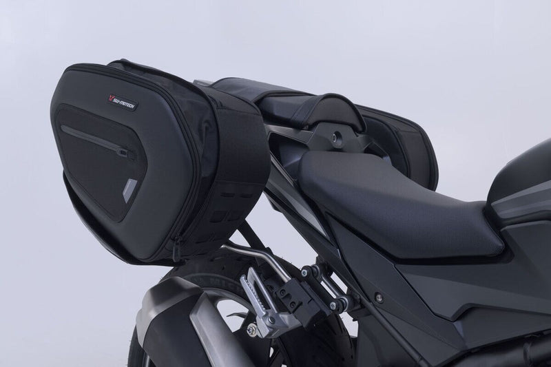 SW-Motech PRO BLAZE H Saddlebag Set with EDGE Protection & Heat Guard - Left, Right, Black - BC.HTA.01.740.36800
