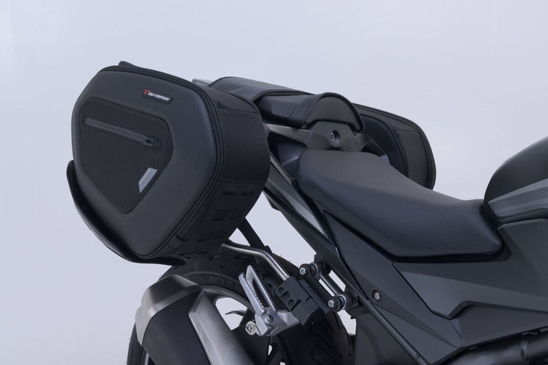 SW-Motech PRO BLAZE H Saddlebag Set with EDGE Protection & Heat Guard - Left, Right, Black - BC.HTA.01.740.36800