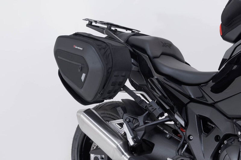 SW-Motech PRO BLAZE H Saddlebag Set with Heat Guard - Left, Right, Black - BC.HTA.07.740.36200