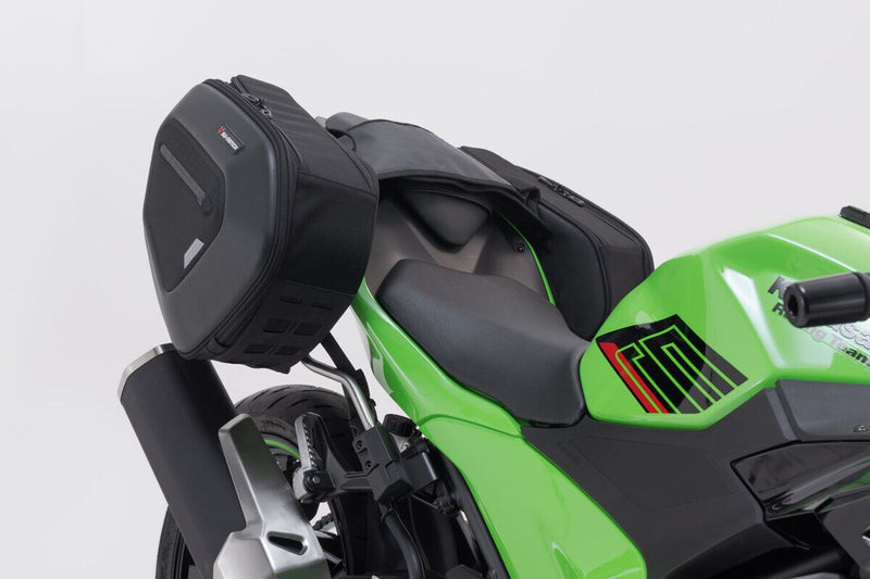 SW-Motech PRO BLAZE H Saddlebag Set with EDGE Protection & Heat Guard - Left, Right, Black - BC.HTA.08.740.36900