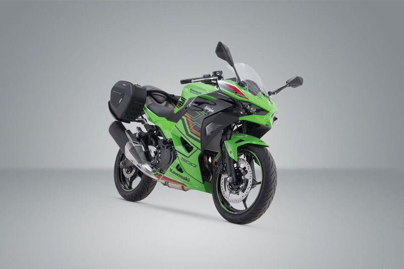 SW-Motech PRO BLAZE H Saddlebag Set with EDGE Protection & Heat Guard - Left, Right, Black - BC.HTA.08.740.36900