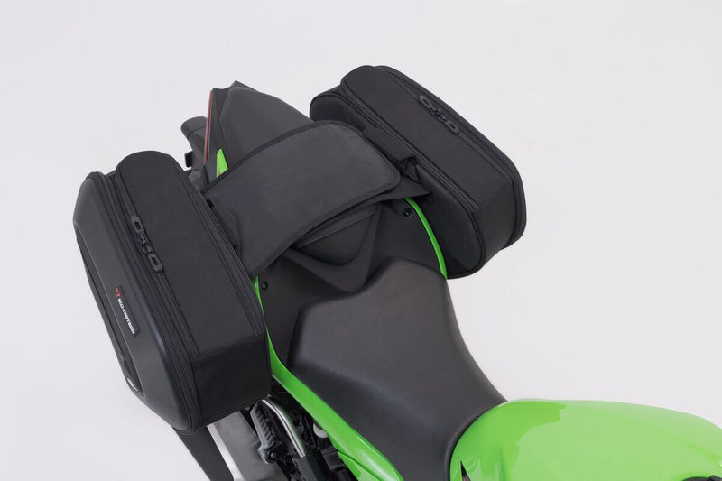 SW-Motech PRO BLAZE H Saddlebag Set with EDGE Protection & Heat Guard - Left, Right, Black - BC.HTA.08.740.36900