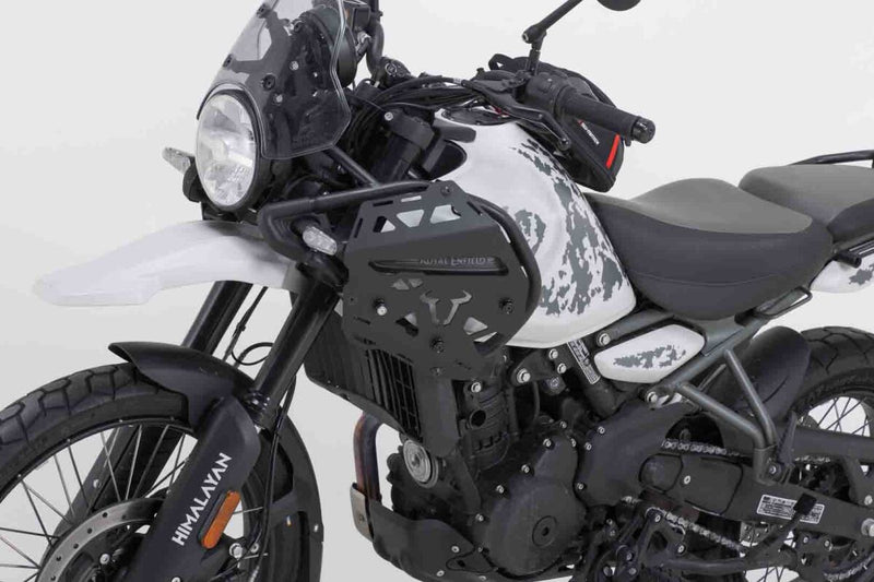 SW-Motech SLC Left Side Carrier for Original Crash Bars - Black,  Powder-Coated - Side Case
