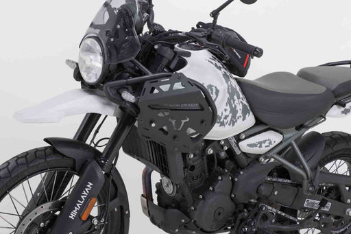 SW-Motech SLC Left Side Carrier for Original Crash Bars - Black,  Powder-Coated - Side Case