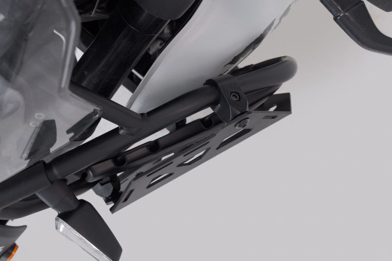 SW-Motech SLC Left Side Carrier for Original Crash Bars - Black,  Powder-Coated - Side Case