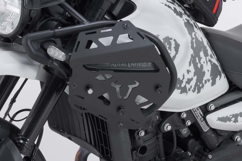 SW-Motech SLC Left Side Carrier for Original Crash Bars - Black,  Powder-Coated - Side Case