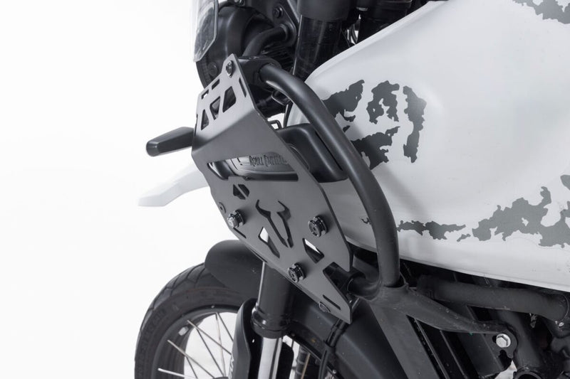 SW-Motech SLC Left Side Carrier for Original Crash Bars - Black,  Powder-Coated - Side Case