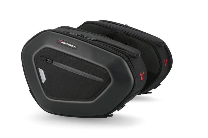 SW-Motech PRO BLAZE H Saddlebag Set with EDGE protection - Left, Right, Black - BC.HTA.06.740.36800