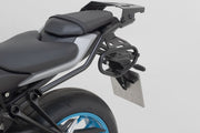 SW-Motech SLC Side Carrier (Left) - Black, Powder-Coated, Saddlebag, Side Case - HTA.06.089.10000