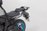 SW-Motech SLC Side Carrier (Left) - Black, Powder-Coated, Saddlebag, Side Case - HTA.06.089.10000