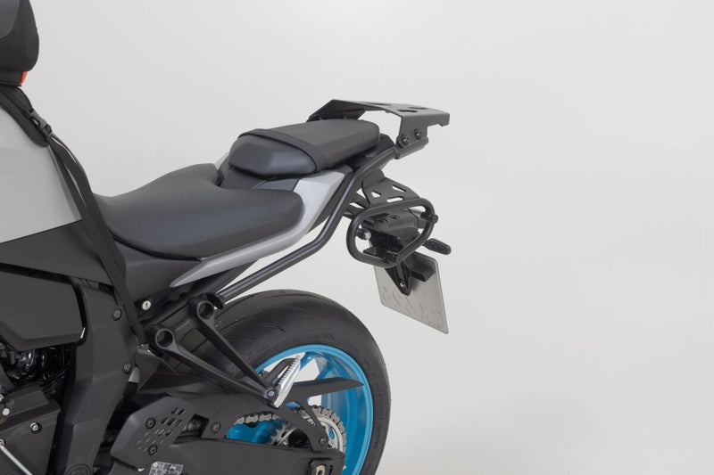 SW-Motech SLC Side Carrier (Left) - Black, Powder-Coated, Saddlebag, Side Case - HTA.06.089.10000