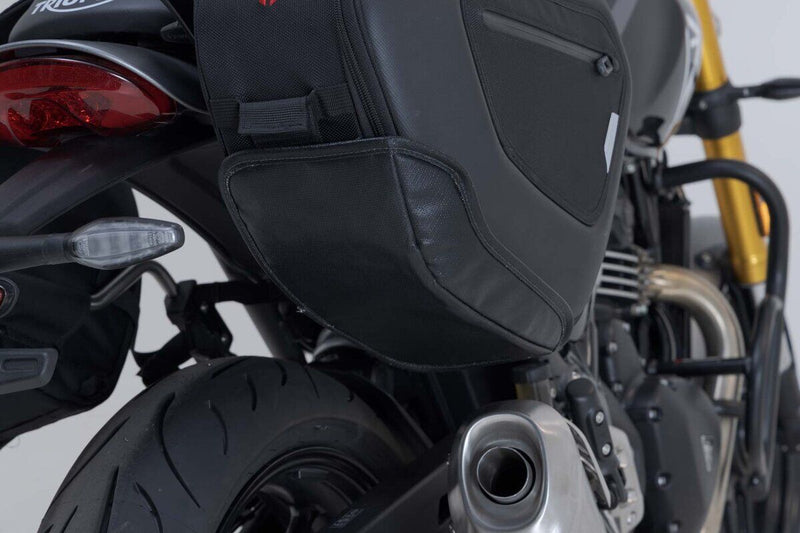 SW-Motech PRO BLAZE H Saddlebag Set with Heat Guard - Left, Right, Black - BC.HTA.11.740.36400