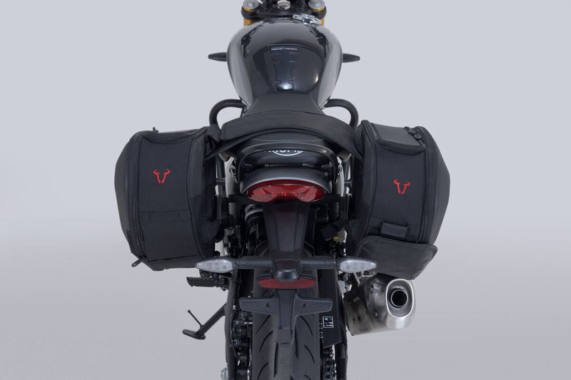 SW-Motech PRO BLAZE H Saddlebag Set with Heat Guard - Left, Right, Black - BC.HTA.11.740.36400