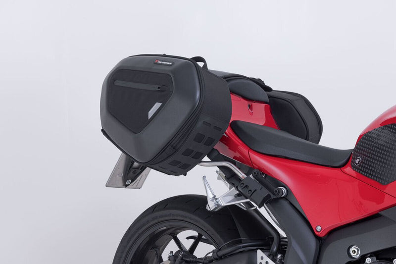 SW-Motech PRO BLAZE H Saddlebag Set with EDGE Protection & Heat Guard - Left, Right, Black - BC.HTA.01.740.35001