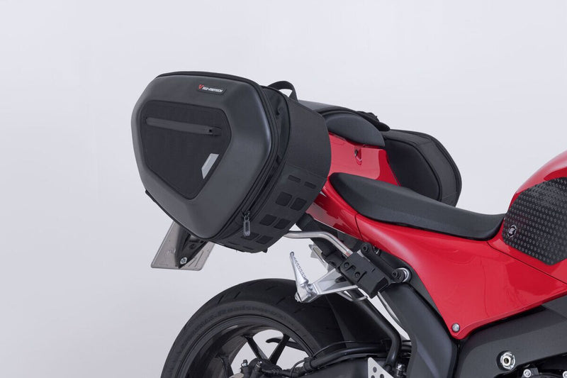 SW-Motech PRO BLAZE H Saddlebag Set with EDGE Protection & Heat Guard - Left, Right, Black - BC.HTA.01.740.35001