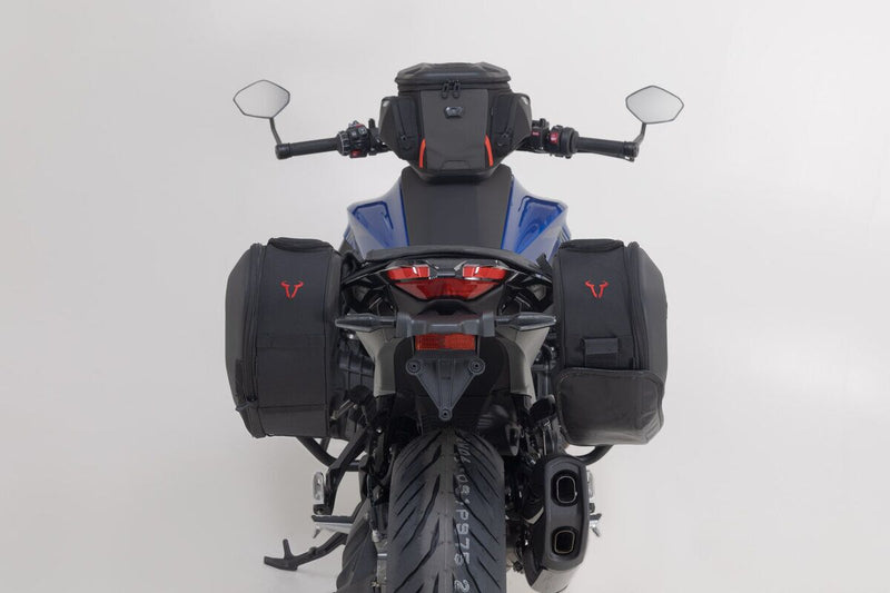SW-Motech PRO BLAZE H Saddlebag Set with EDGE Protection & Heat Guard - Left, Right, Black - BC.HTA.07.740.35000