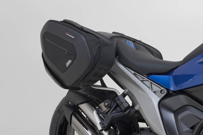 SW-Motech PRO BLAZE H Saddlebag Set with EDGE Protection & Heat Guard - Left, Right, Black - BC.HTA.07.740.35000