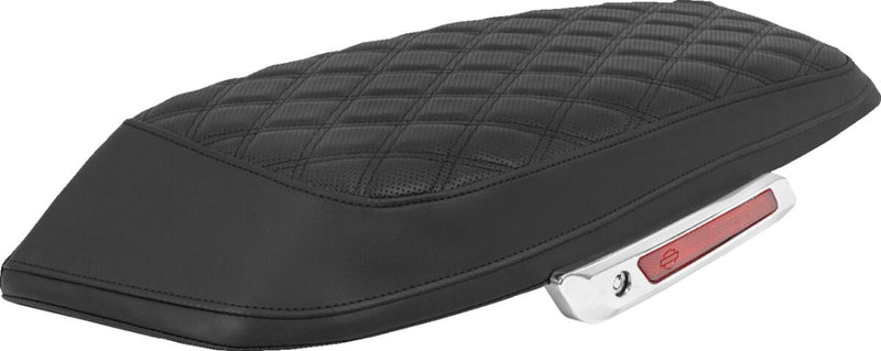 Saddlemen Lattice Stitched Saddlebag Lid Covers - Black