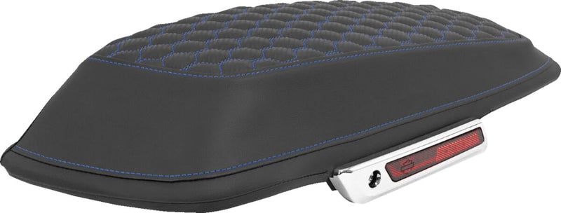Saddlemen Honeycomb Saddlebag Lid Covers - Black, Blue