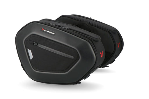 SW-Motech PRO BLAZE H Saddlebag Set with EDGE protection - Left, Right, Black - BC.HTA.10.740.35100