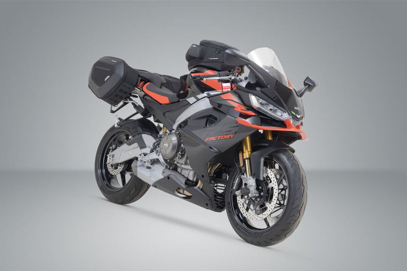 SW-Motech PRO BLAZE H Saddlebag Set with EDGE Protection & Heat Guard - Left, Right, Black - BC.HTA.13.740.39001