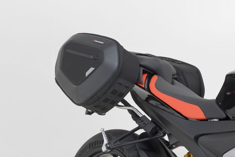 SW-Motech PRO BLAZE H Saddlebag Set with EDGE Protection & Heat Guard - Left, Right, Black - BC.HTA.13.740.39001