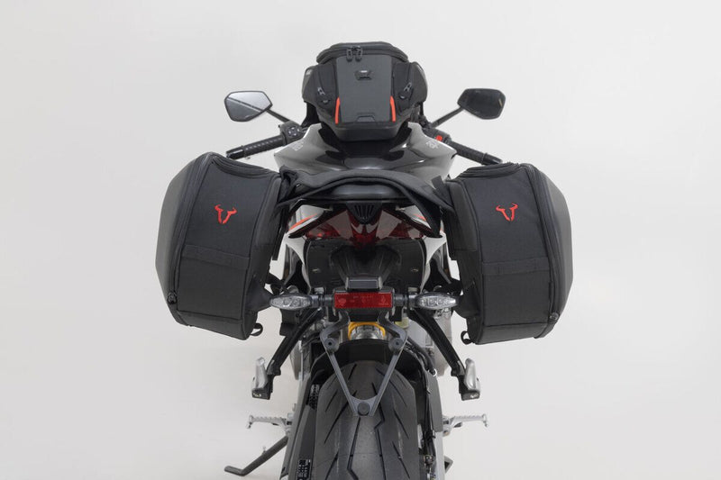 SW-Motech PRO BLAZE H Saddlebag Set with EDGE Protection & Heat Guard - Left, Right, Black - BC.HTA.13.740.39001