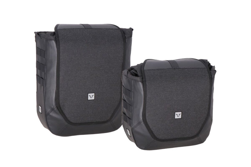 SW-Motech Legend Gear Side Bag System V-LOC (16 & 11 Liters) - Legend Gear, V-LOC, Black