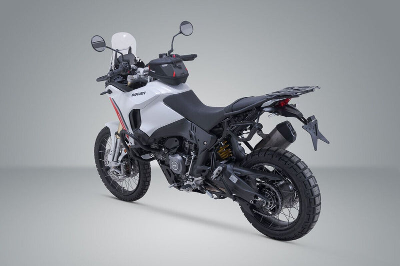 SW-Motech V-LOC Side Carrier Left - Black, Saddlebag, Side Case - VMC.22.113.10000