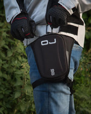 OJ Atmosfere Metropolitane S.r Urban Track Leg Bag (1-2.5 Liters) - Black