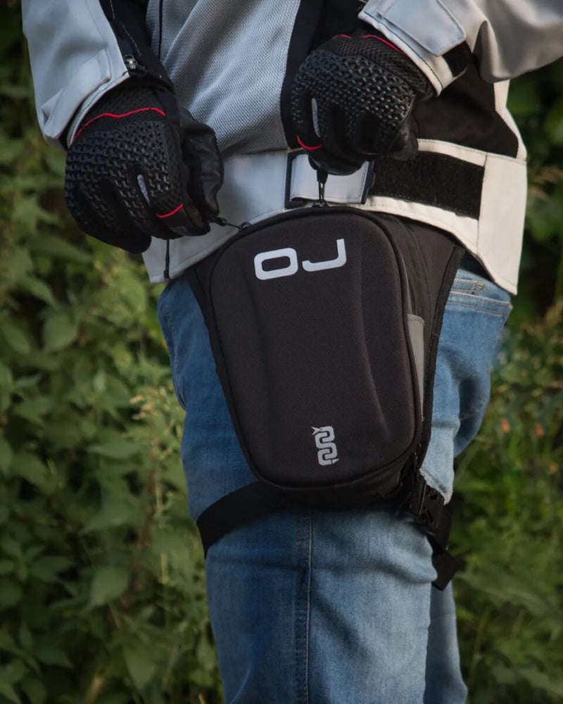 OJ Atmosfere Metropolitane S.r Urban Track Leg Bag (1-2.5 Liters) - Black