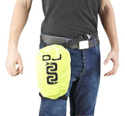 OJ Atmosfere Metropolitane S.r Mini Track Leg Bag (1 Liter) - Black, Fanny Pack