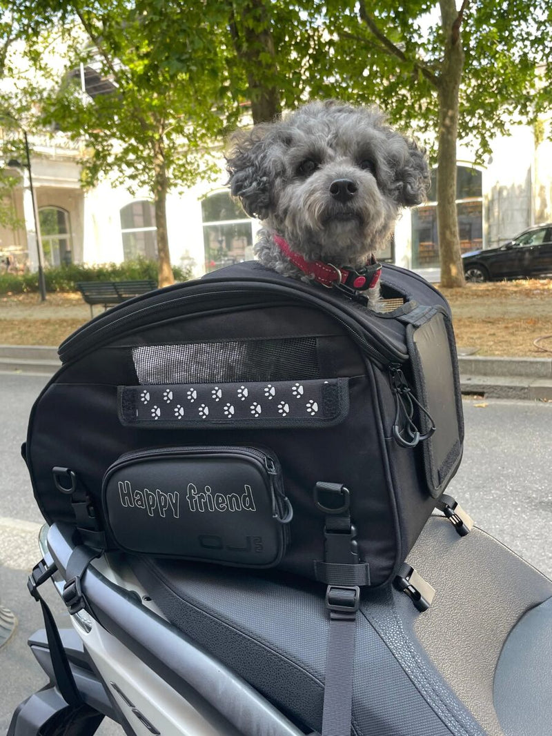 OJ Atmosfere Metropolitane S.r Pet Bag (30 Liters) - Black, Pet Carrier