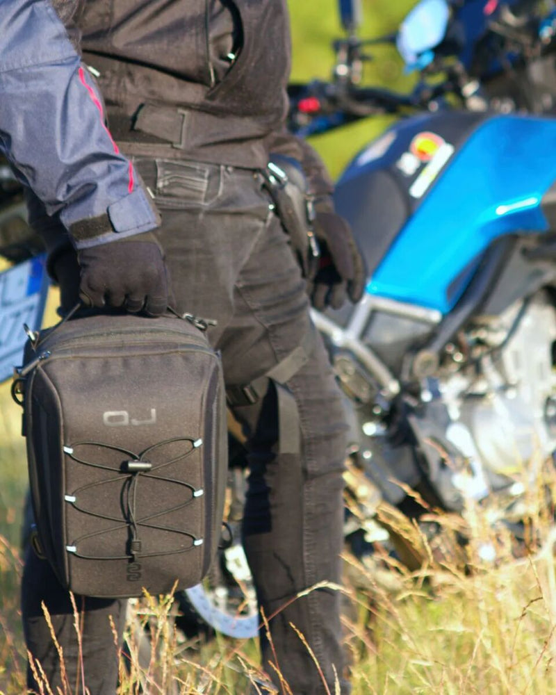 OJ Atmosfere Metropolitane S.r Rear Plus Bag (11-19 Liters) - Black