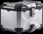 SW-Motech TRAX ADV Top Case - Anodised, Silver, Saddlebag