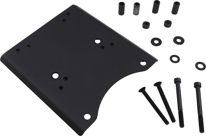 Moose Offroad Hard-parts Kenai Top Case Mounting Plate - Black, Powder-Coated - K0DV17ST
