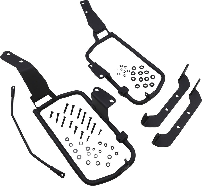 Moose Offroad Hard-parts Kenai Side Case Mount - Black, Powder-Coated - W0FS884P