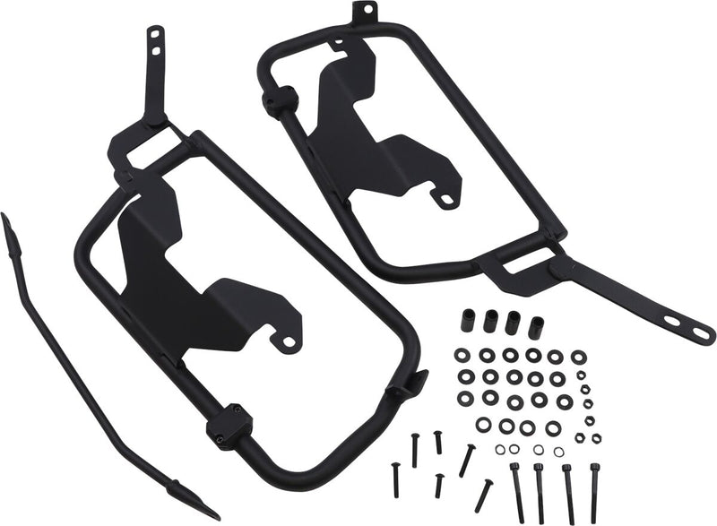 Moose Offroad Hard-parts Kenai Side Case Mount - Black, Powder-Coated - S0VS104P