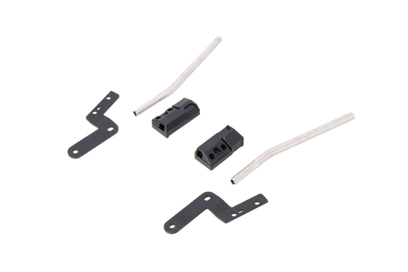SW-Motech BLAZE Panniers Spacer Bars - Black, Silver, Pannier, Saddlebag - HTA.08.740.86400/B