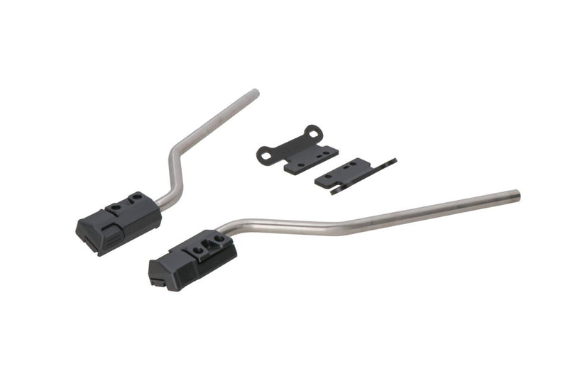 SW-Motech BLAZE Panniers Spacer Bars - Black, Silver, Pannier, Saddlebag - HTA.06.740.86800/B