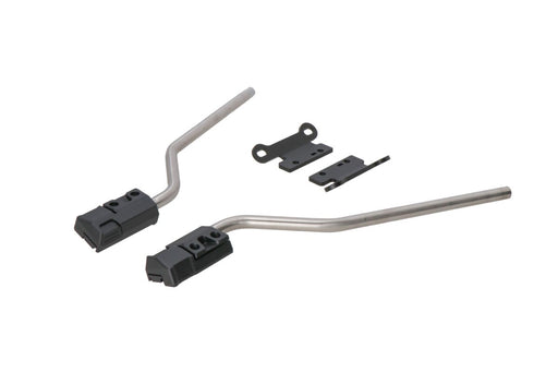SW-Motech BLAZE Panniers Spacer Bars - Black, Silver, Pannier, Saddlebag - HTA.06.740.86800/B