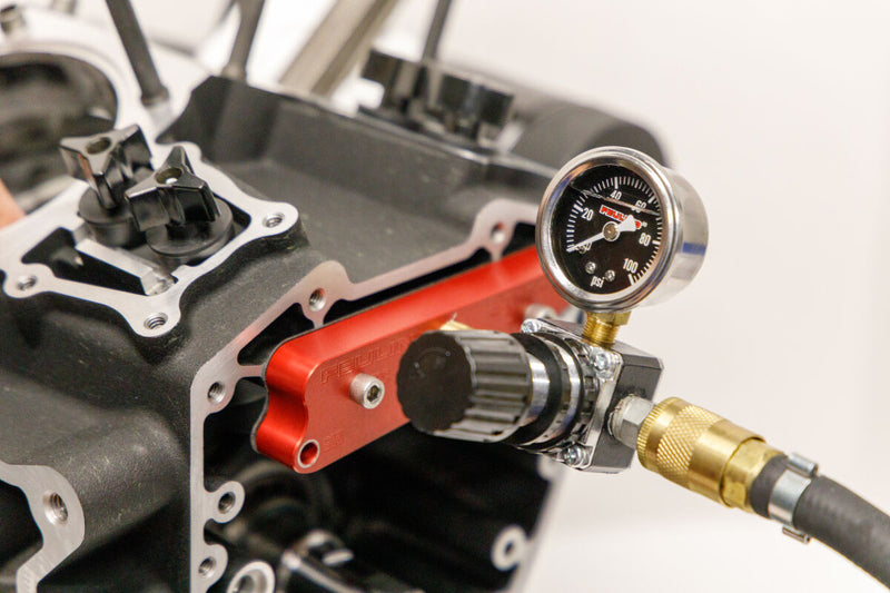 Feuling Parts Piston Cooling Jet Pressure Tester Block Kit - Stand Alone Tool