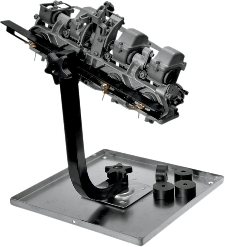K&L SUPPLY Carburetor Service Stand - Black, Carburetor, Service