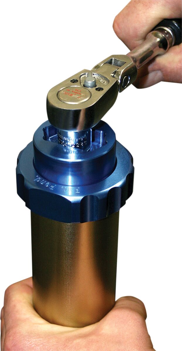 Motion Pro Fork Cap Tool for Showa - Anodised,  Blue - Removal,  Showa Fork
