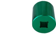 PSR Sprocket Socket - Anodised, Green, Front, Sprocket